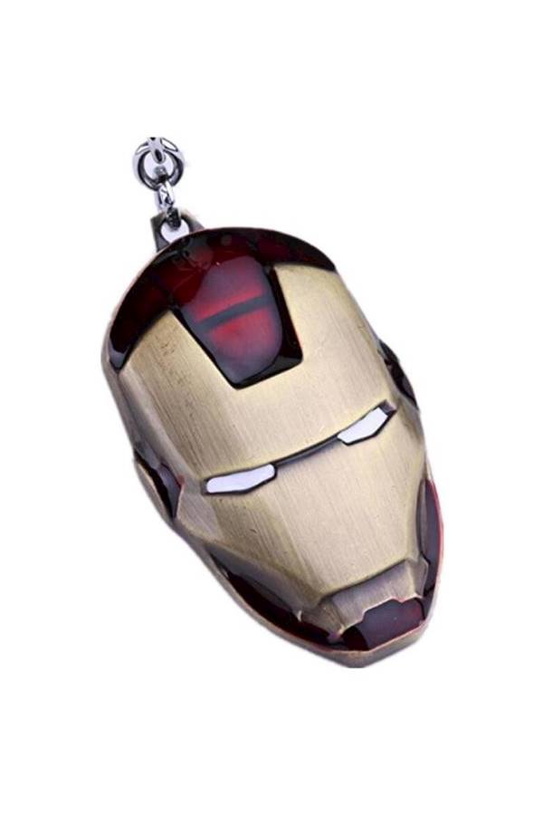 The Avengers Iron Man Mask Rubber Keychain - Image 4