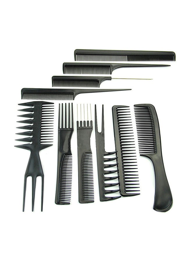 Sharpdo 10-Piece Pro Salon Hair Styling Set Black - Image 1