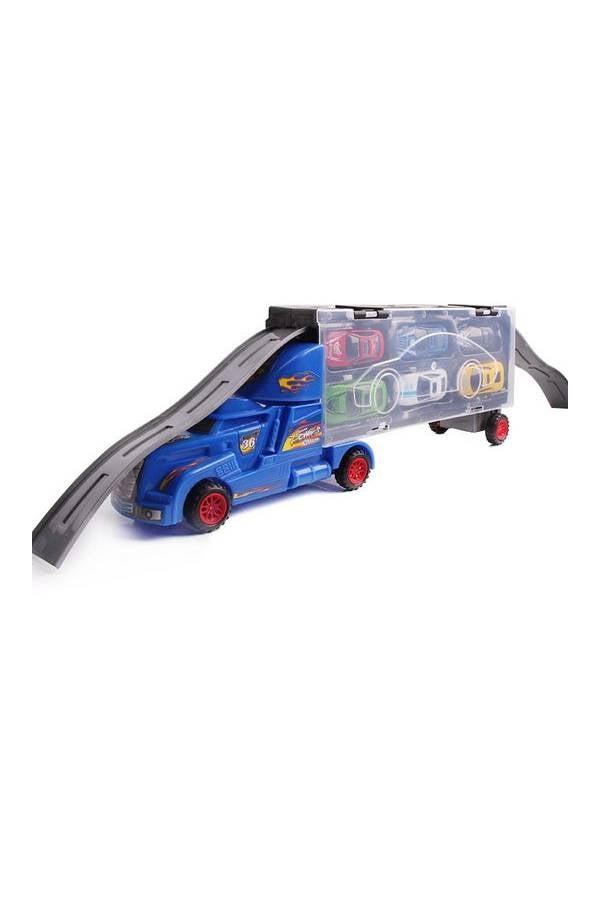 6-Piece Car Collection Container Truck Set - Image 1