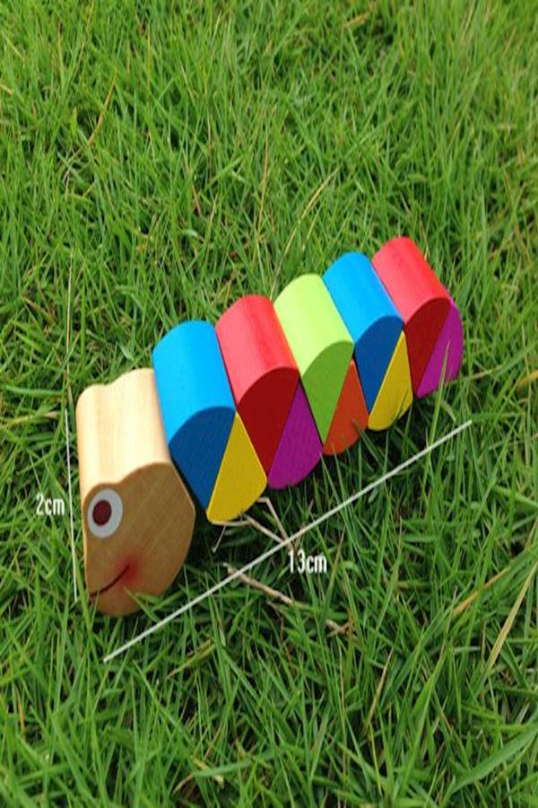 Wooden Toy Ever-Changing Colo Caterpillar  - Image 2