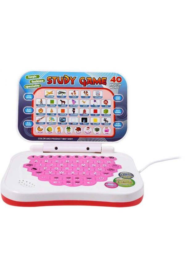 Kids Mini E-School Pc Learning Machine Computer Educational Game Toy With Mouse  - Image 1