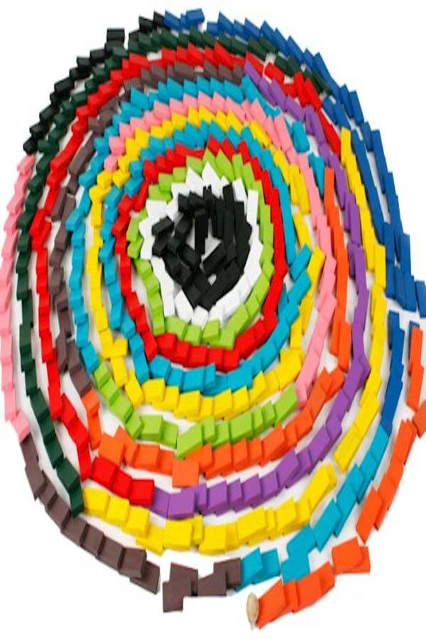 لعبة مكعبات خشبية مكونة من 120 قطعة - Image 3