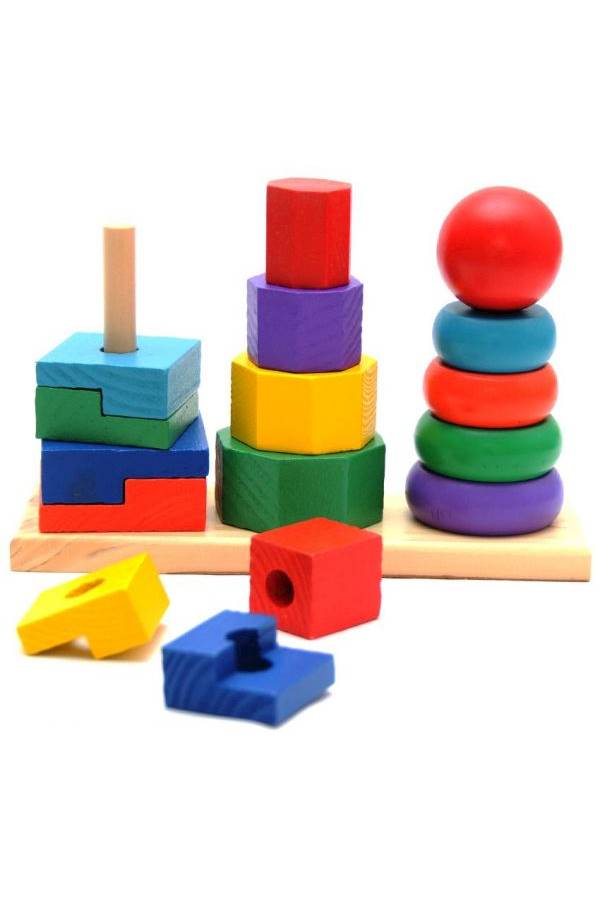 Educational Wooden Toy Set  - Image 1