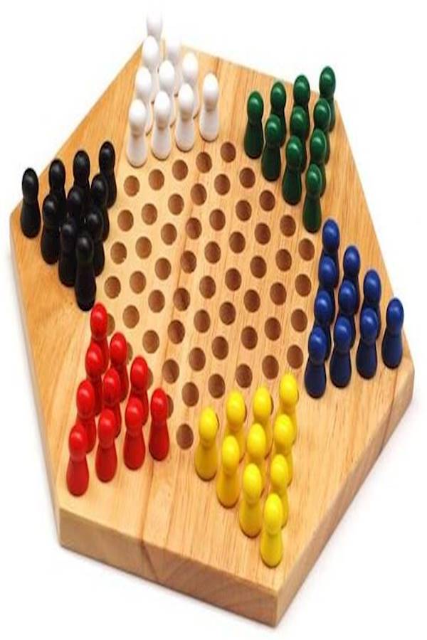 Wooden Chinese Checker Set - Image 1