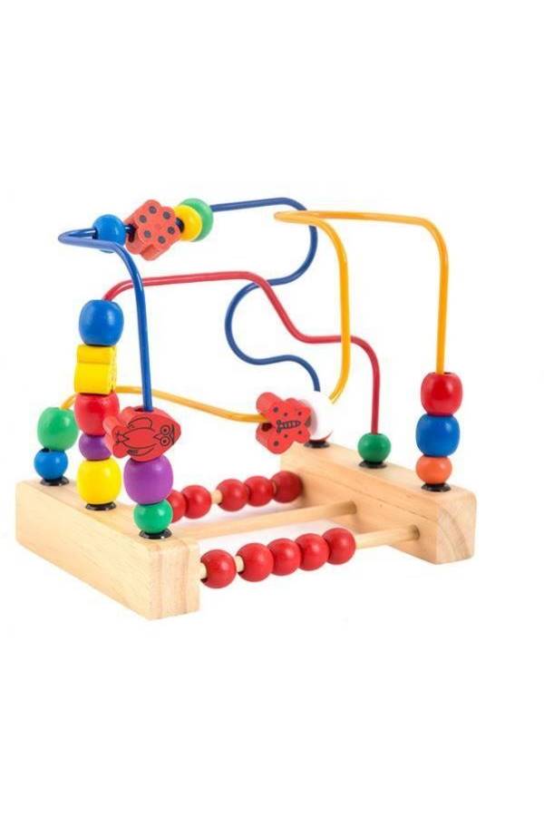 Wooden First Bead Maze Roller Coaster  - Image 1