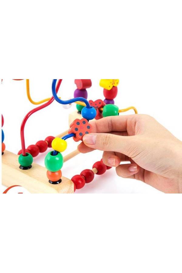 Wooden First Bead Maze Roller Coaster  - Image 4