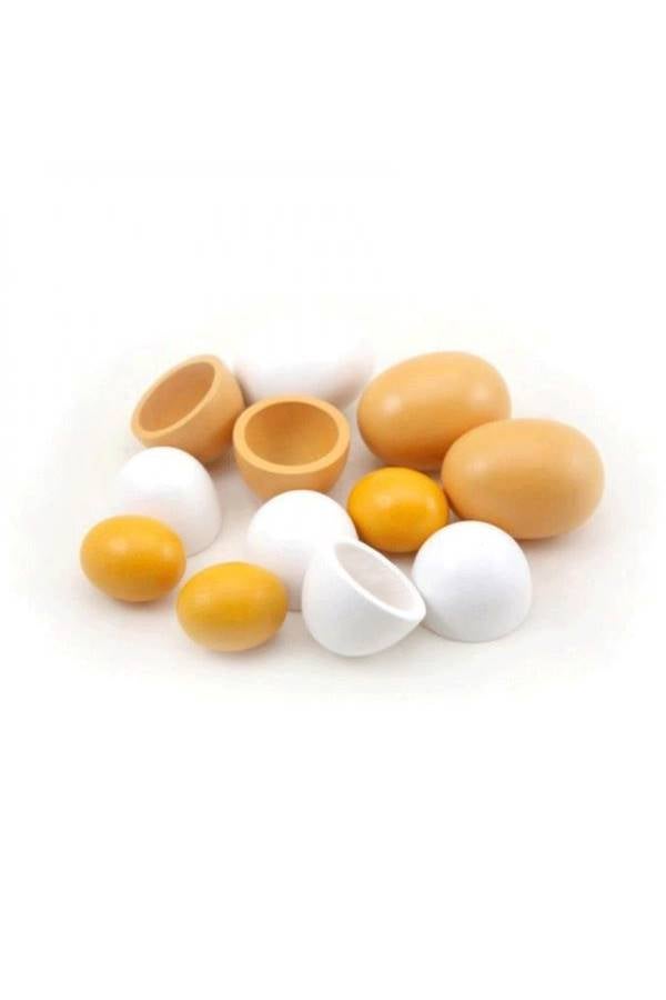 لعبة تجميع البيض مكونة من 6 بيضات خشبية - Image 4