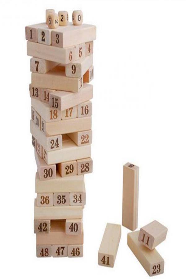 48 Large-Scale Folds High Wooden Toy  - Image 2