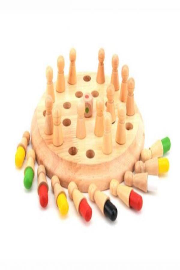 Wooden Memory Chess Game  - Image 3