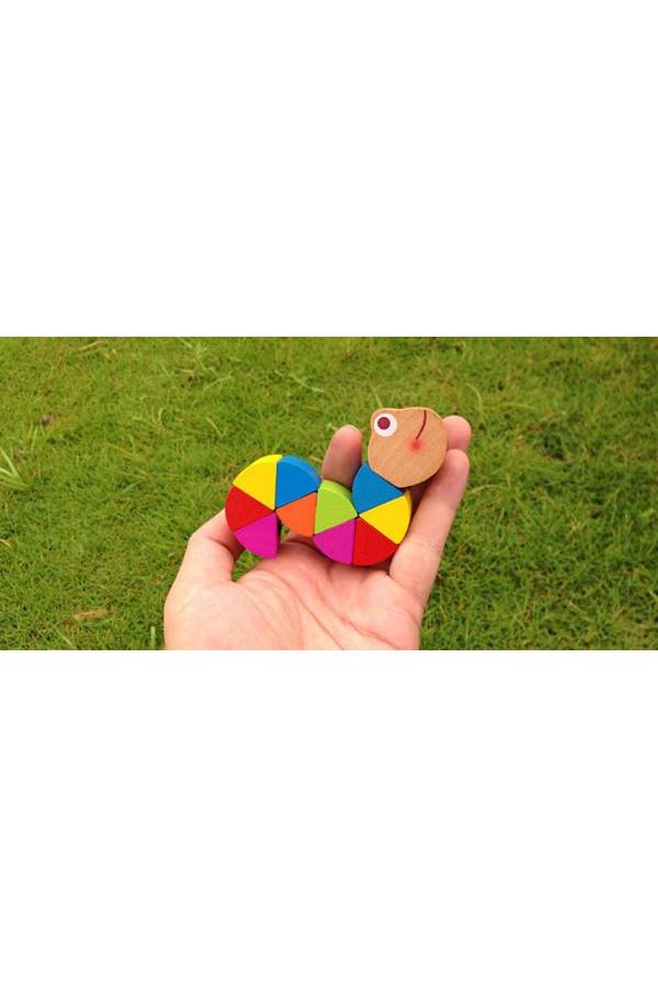 Wooden Toy Ever-Changing Colo Caterpillar  - Image 5