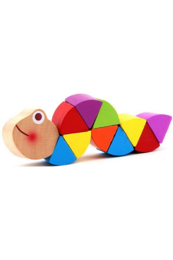 Wooden Toy Ever-Changing Colo Caterpillar  - Image 1