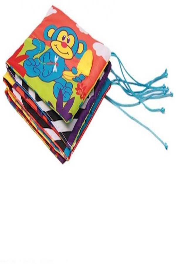 Baby Crib Toys Baby Cloth Book -Touch Colorful Bed Bumper For Kids - Image 4
