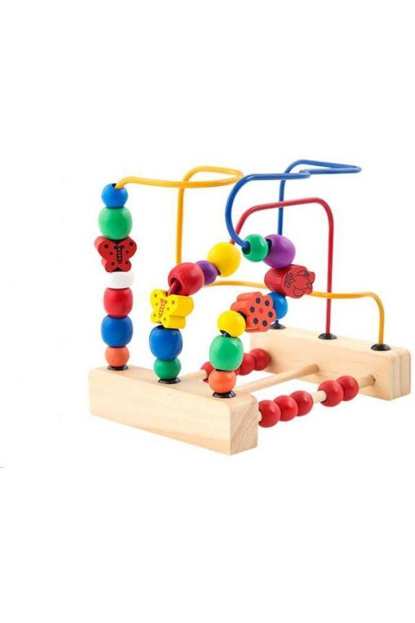 Wooden First Bead Maze Roller Coaster  - Image 2