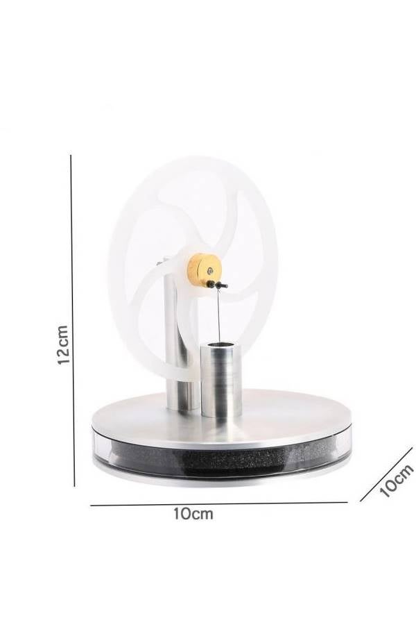Stirling Engine Motor Model Toy Silver/Clear