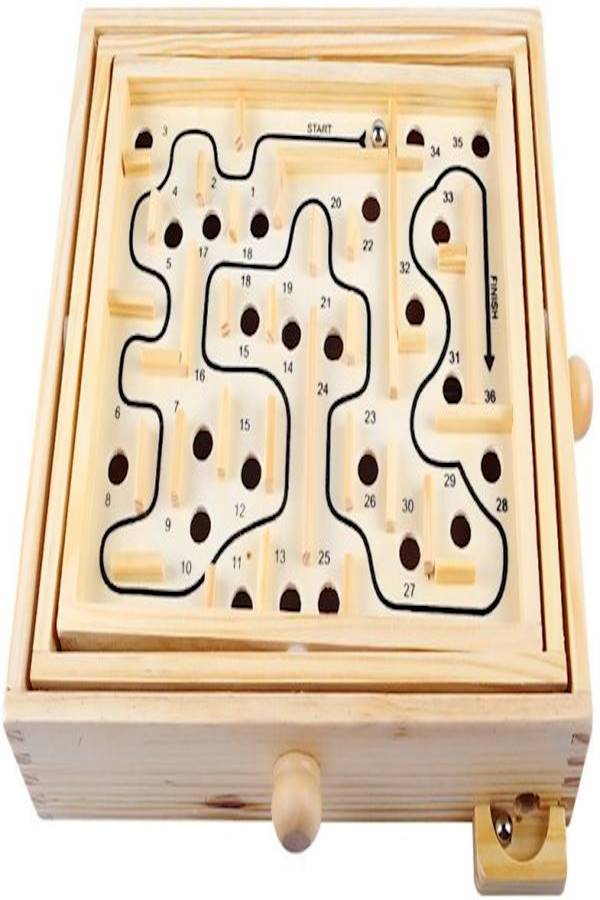 Wooden 3D Ball Maze Educational Toys - Image 3