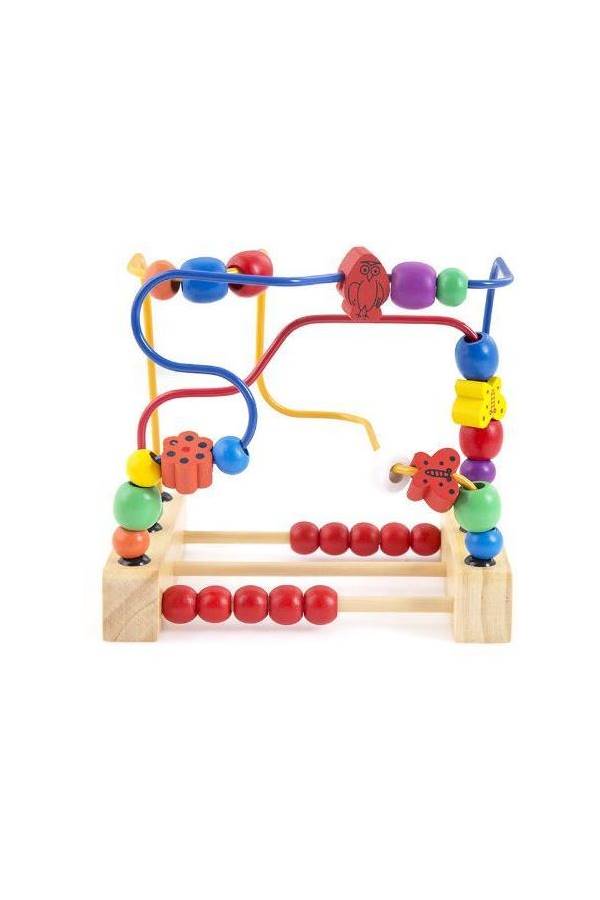Wooden First Bead Maze Roller Coaster  - Image 3