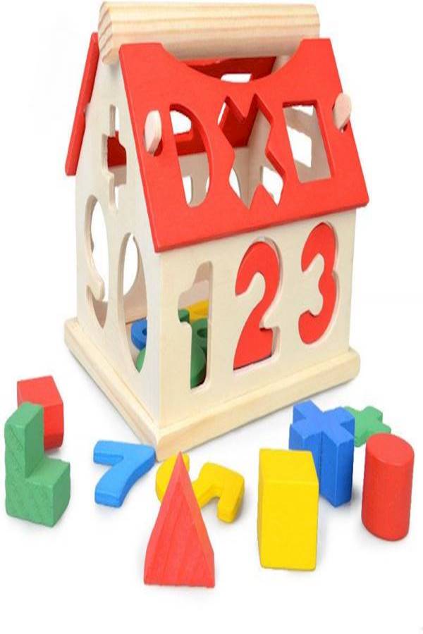 Wooden Number House Playset  - Image 1