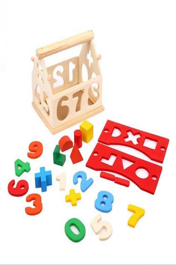 Wooden Number House Playset  - Image 2