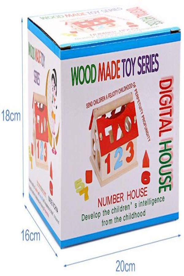 Wooden Number House Playset  - Image 5