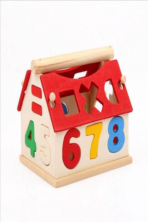 Wooden Number House Playset  - Image 3