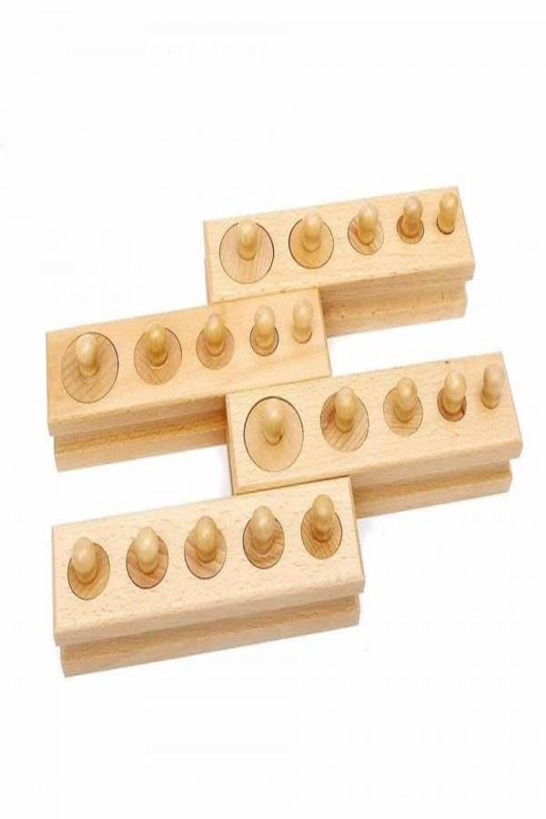 طقم ألعاب مونتيسوري تعليمية من 4 قطع - Image 2