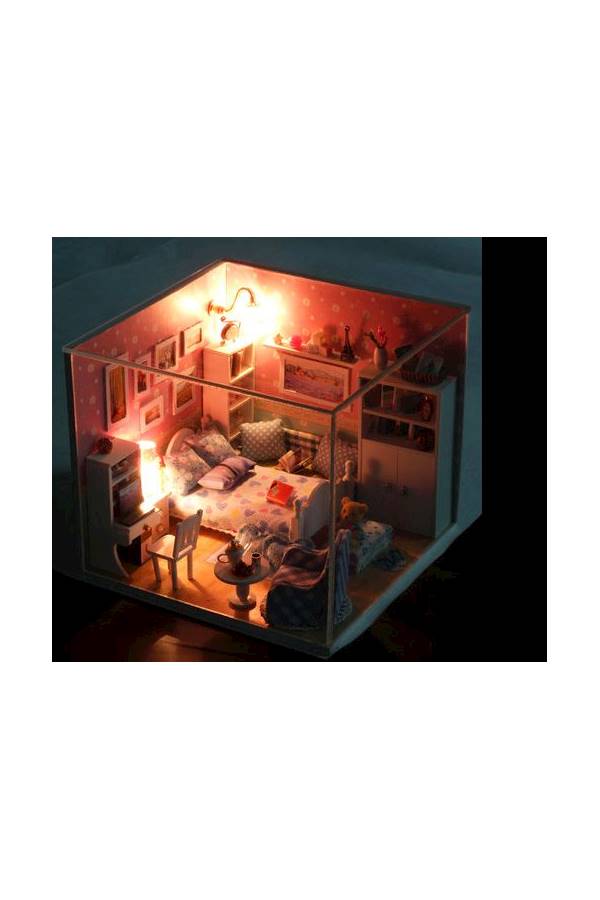 Wooden Mini DIY Dollhouse - Image 3