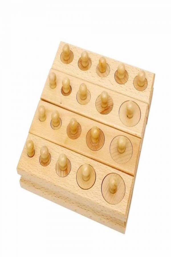 طقم ألعاب مونتيسوري تعليمية من 4 قطع - Image 1