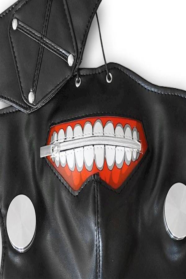 Zipper Patch Mouth Tokyo Ghoul Mask  - Image 2