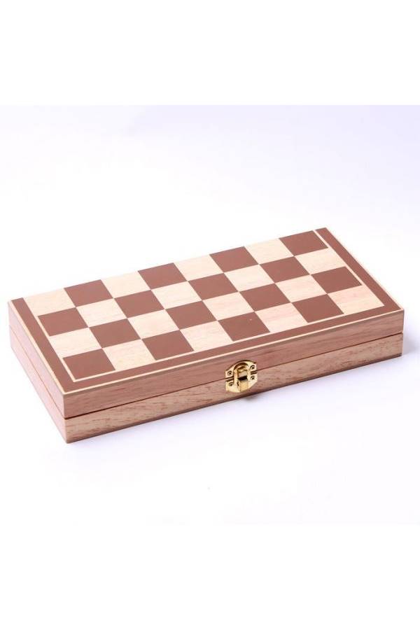 Wooden Folding Chess - Image 3
