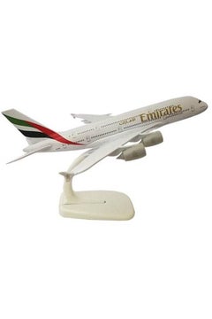 Generic Emirates Model Toy Airplane A380 16centimeter 