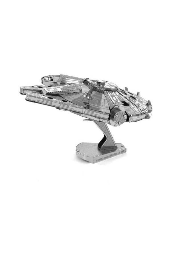 بازل معدني بتصميم ثلاثي الأبعاد على شكل نموذج سفينة ميلينيوم فالكون - Image 3