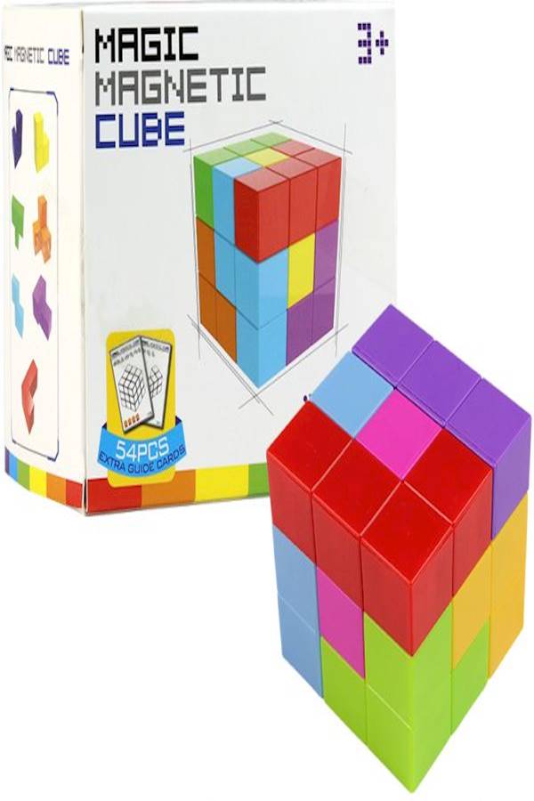 7-Piece Magic Magnetic Cube Toy - Image 1