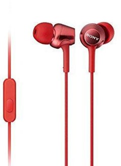 Sony MDR-Ex250AP In-Ear Headphones With Mic - Red 