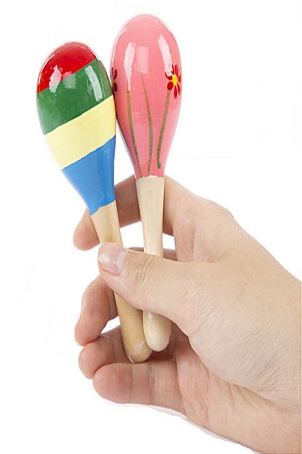 2-Piece Educational Sandal Hand Rattle Toy Set 12 x 3.5cm - Image 3