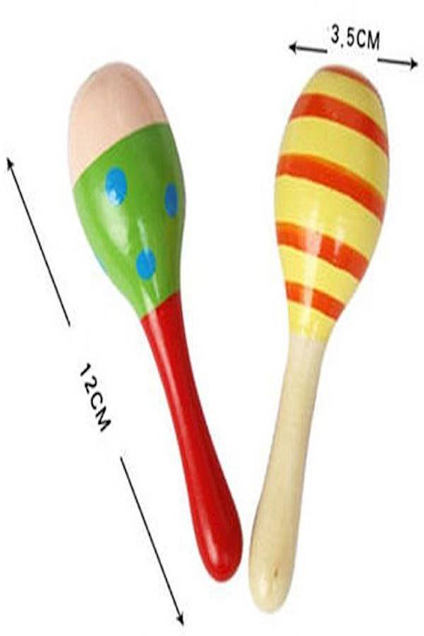 2-Piece Educational Sandal Hand Rattle Toy Set 12 x 3.5cm - Image 2