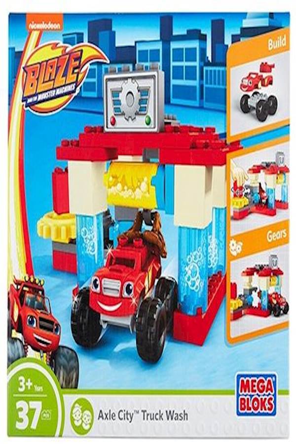 Mega Bloks Blaze And The Monster Machines Axle City Car Wash Playset