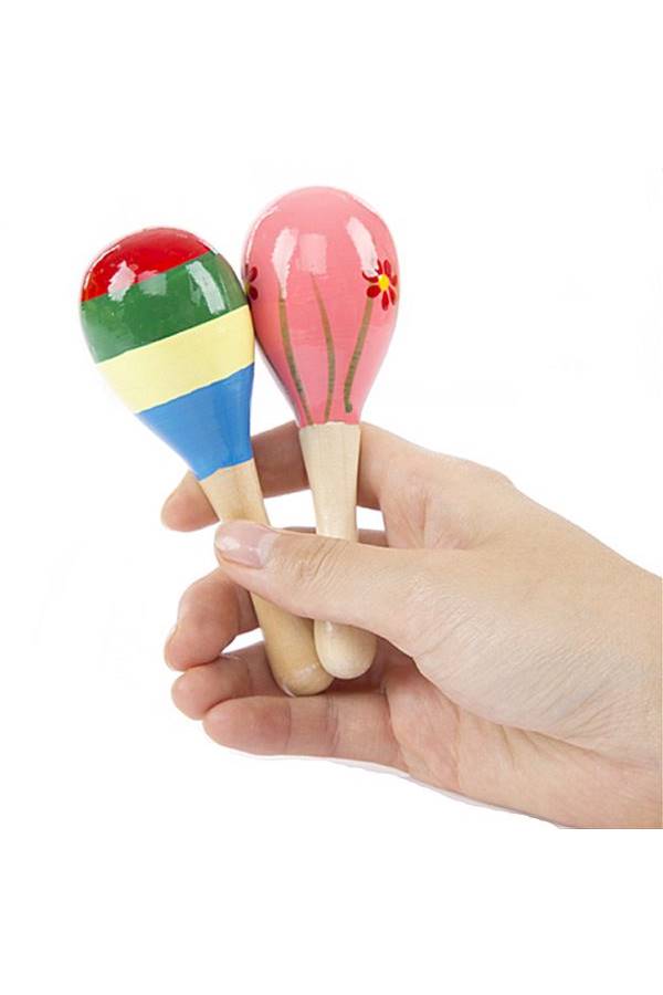 2-Piece Educational Sandal Hand Rattle Toy Set 11.5 x 3.5cm - Image 3