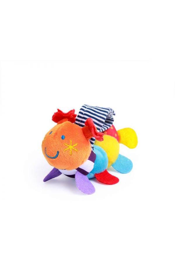 خشخيشة محشوة لينة على شكل حيوان كرتوني مزودة بجرس يدوي - Image 3