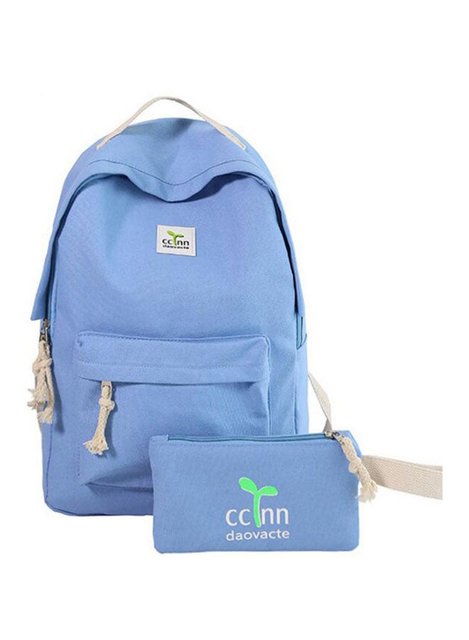 Kid'S Simple Style Backpack School Bags Set Windows Blue