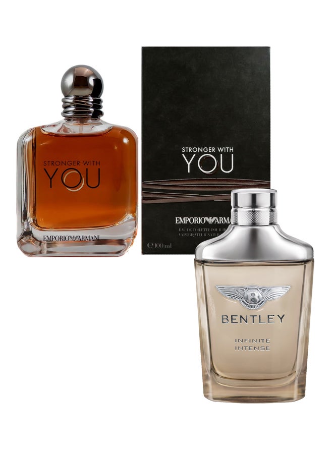 AURORA - Stronger With You EDT And Infinity Intense EDP Set (Emporio Armani Stronger With You EDT 100 ml And Infinity Intense EDP 100 ml) - Image 1