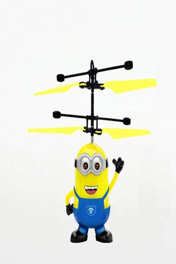 Rc Helicopter Me Minion Induction Flying Toy 122grams - Image 1