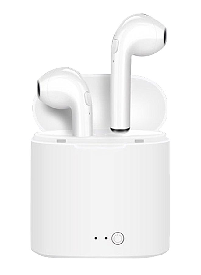 Generic - I7S plus Binaural Bluetooth 4.2 Earphone Wireless Earbuds Headset In-Ear White - Image 1