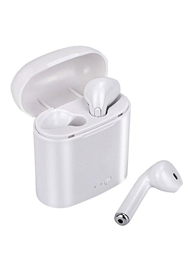 Generic - I7S plus Binaural Bluetooth 4.2 Earphone Wireless Earbuds Headset In-Ear White - Image 1
