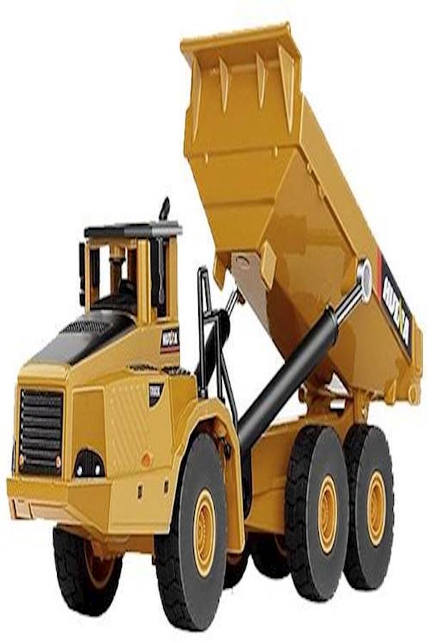 Child Car Model Engineering Vehicle Excavator Handmade Dump Truck - Image 1