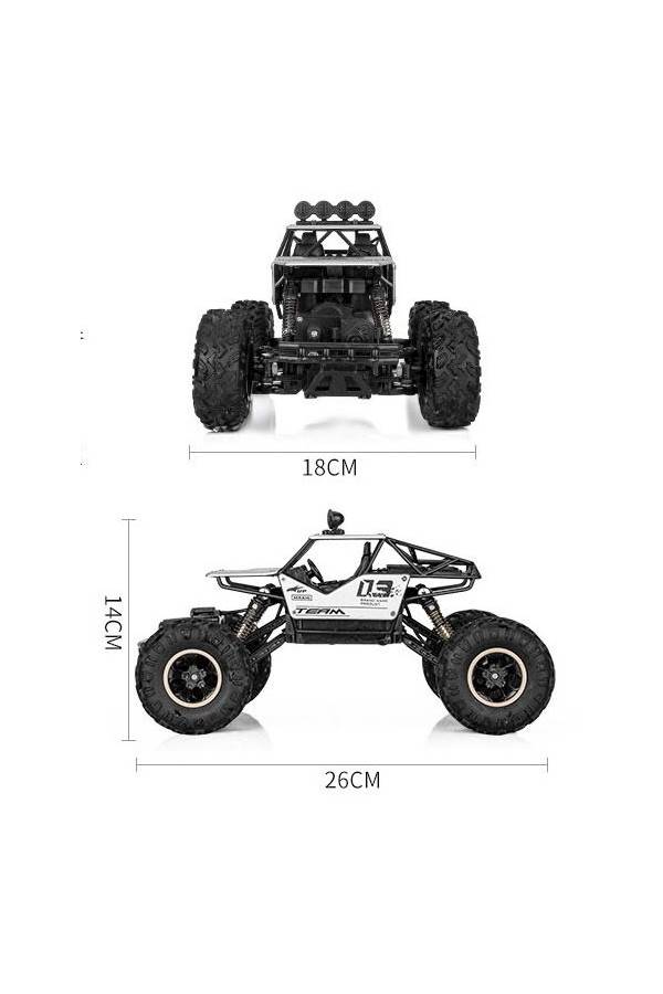 null - Remote Car Rechargeable Car With Mud Splatter Paint Job - Image 1