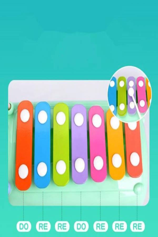 Kids Musical Instruments Bus Vehicle Toy Alphabet Gift Early Educational Learning Toys - Image 5