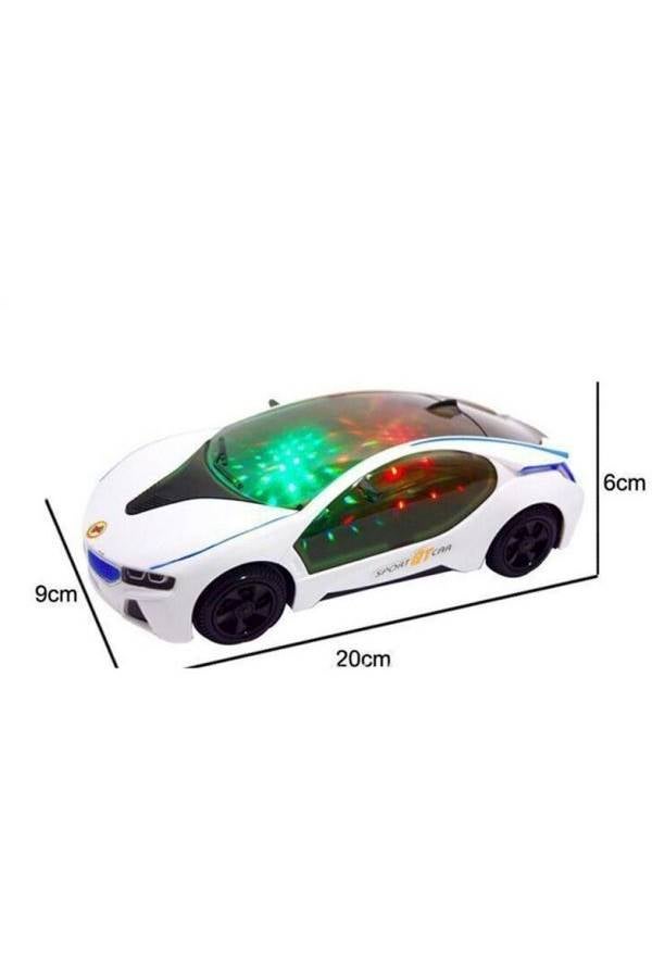 Generic - 3D Supercar Style Electric Car Toy With Wheel Lights & Music Kids Boys Girls Gift - Image 1