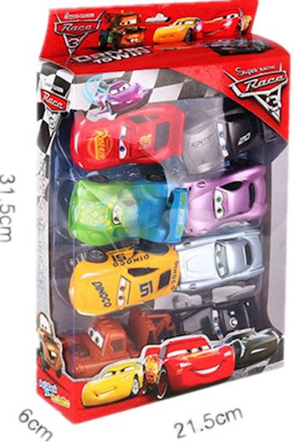 8-Piece Lighting McQueen Cruz Ramirez Car Toy Set - Image 3