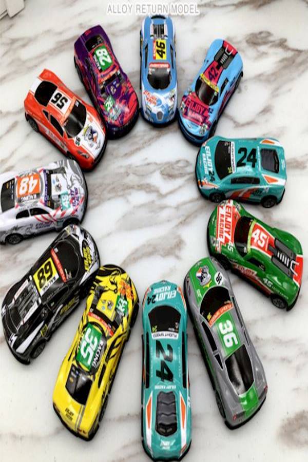 12-Piece Iron Shell Alloy Car Set  - Image 2