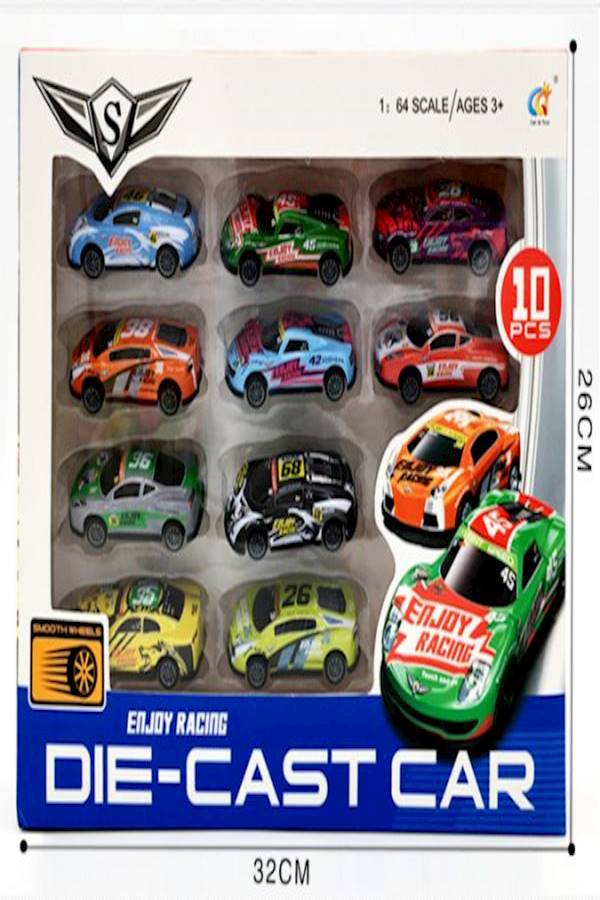 12-Piece Iron Shell Alloy Car Set  - Image 3